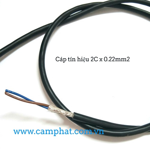 Cáp tín hiệu chống nhiễu 2C x 0.22mm2